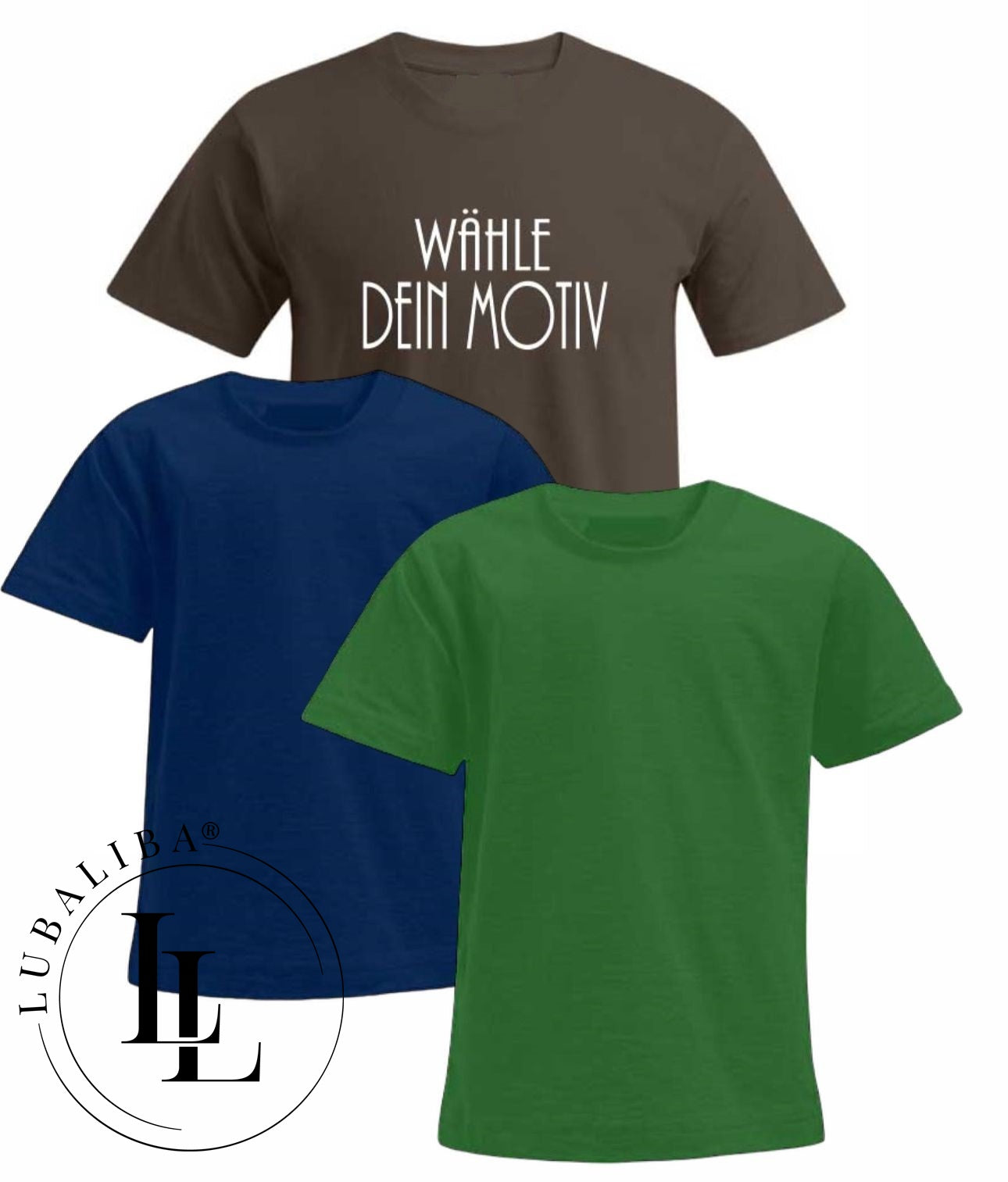 NEW COLOR UNISEX T-SHIRT 3 FARBEN CREATTEXTIL
